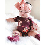 Adjustable Big Bow Baby Headband - Cozy Nursery