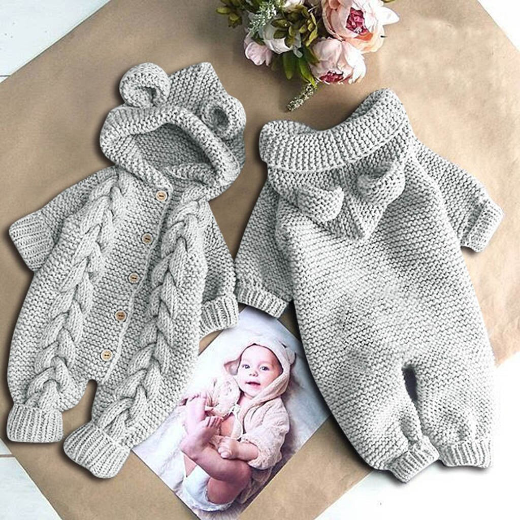 Baby Knit Romper – Cozy Nursery