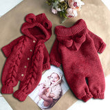 Baby Knit Romper - Cozy Nursery