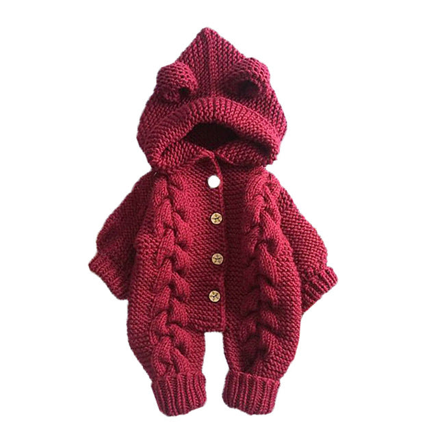 Baby Knit Romper – Cozy Nursery