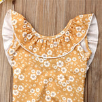 Baby Backless Floral Swimsuit - Cozy Nursery