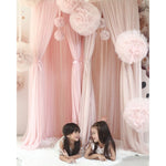 Chiffon Pompoms for Princess Bed Canopy