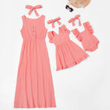 Matching Summer Mom Baby Dress - Cozy Nursery