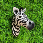 Zebra-Tierkopf-Dekor