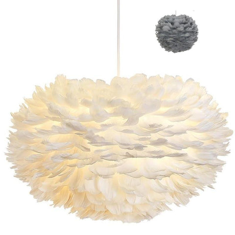 Feather Pendant Lights Hanging Lamp - Cozy Nursery