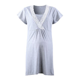Lace Tunic Maternity Nightgown - Cozy Nursery