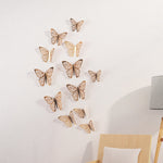 3D-Schmetterlings-Wanddekoration 