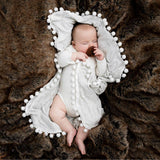 Baby Pom Pom Swaddle Blanket