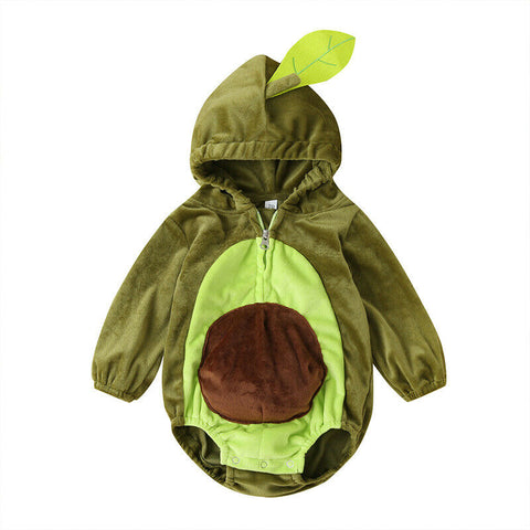 Avocado Sleeve Romper - Cozy Nursery