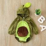 Avocado Sleeve Romper - Cozy Nursery