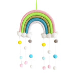 Rainbow and Rain Wall Decor - Cozy Nursery