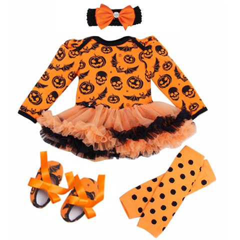 Baby Girl Halloween Tutu Outfit