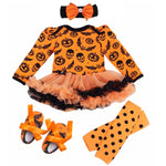 Baby-Mädchen-Halloween-Tutu-Outfit
