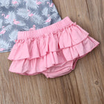 Flamingo T-Shirt and Tutu Shorts - Cozy Nursery