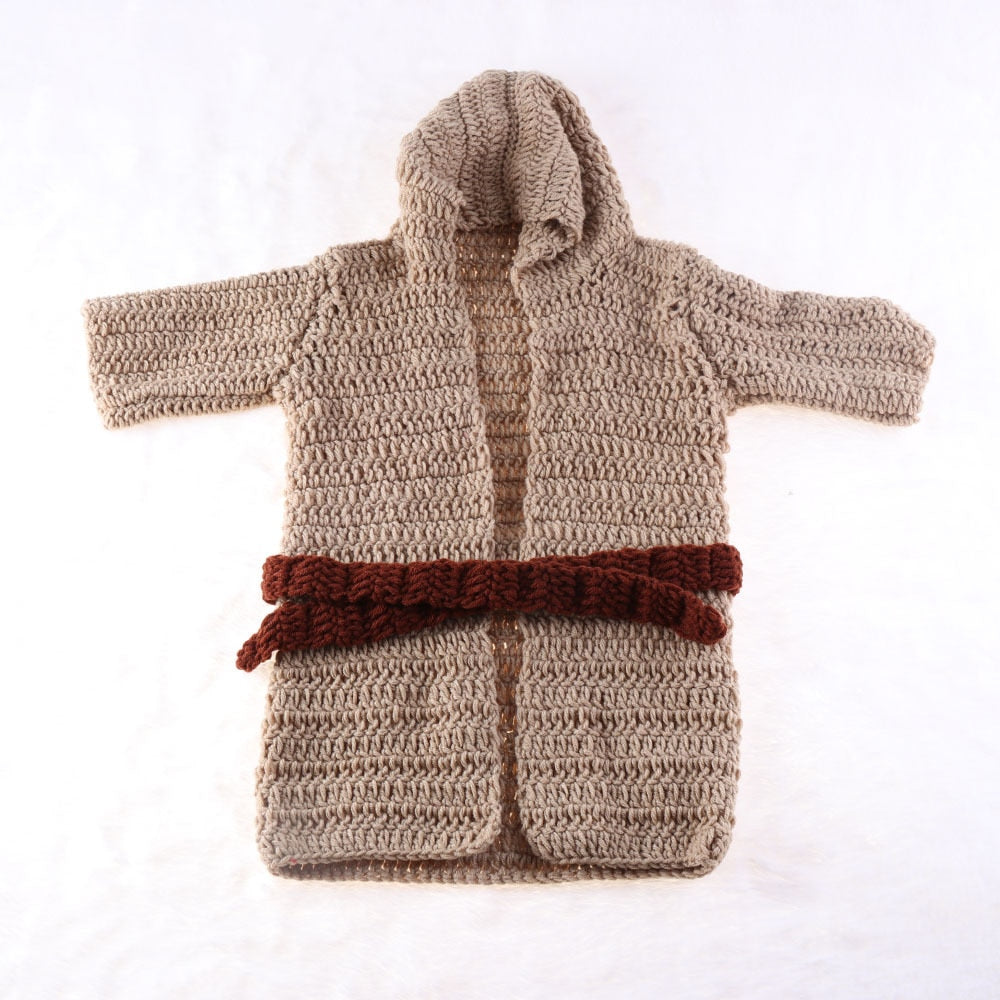 Baby Yoda Knitted Costume Handmade – Cozy Nursery