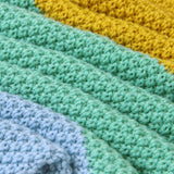 Colourful Knitted Blanket