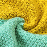 Colourful Knitted Blanket