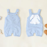 Heart Knitted Romper - Cozy Nursery
