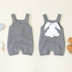 Heart Knitted Romper - Cozy Nursery