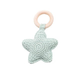 Baby Star Crochet Wooden Teether - Cozy Nursery