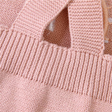 Newborn Rainbow Strap Knitted Bodysuit