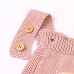 Newborn Rainbow Strap Knitted Bodysuit