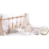 Knitted Wooden Stroller Toy and Pacifier Set - Cozy Nursery