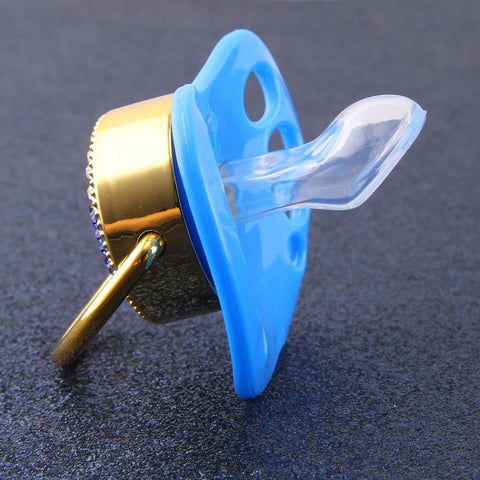 Crown Rhinestones Pacifier – Cozy Nursery