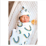 Newborn Cocoon Swaddle and Hat