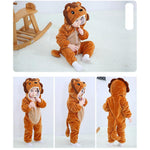 Animal Baby Winter Hooded Jumpsuit