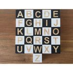 Wooden Alphabet Letters Block Set