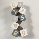 Alphabet-Buchstabenblock-Set aus Holz