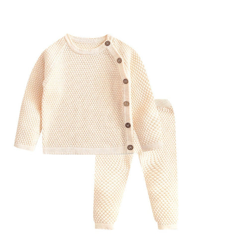 Baby Knit Top + Pants Outfit