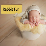 Newborn Faux Fur Rabbit Blanket