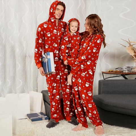 Family Matching Santa Claus Pajamas