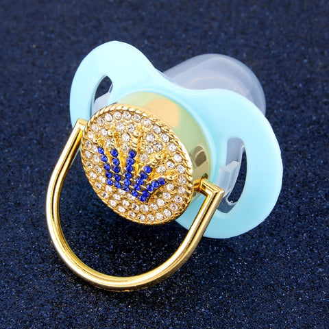 Crown Rhinestones Pacifier – Cozy Nursery