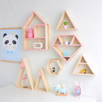 Nordic Style House Shelf Wall Decoration - Cozy Nursery