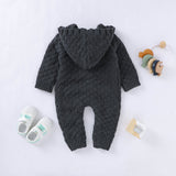 Hooded Knit Jumpsuit