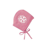 Warme Schneeflocken-Mütze für Neugeborene