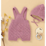 Romper Jumpsuit and Bonnet