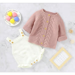Knitted Baby Romper Set
