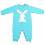 Knitted Rabbit Tail Romper