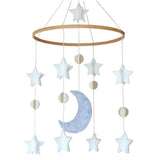 Moon & Stars Baby Crib Mobile