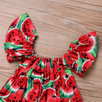 Watermelon Baby Girl Romper