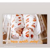 Baby Floral Swaddle and Headband