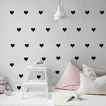 Wall Decals Hearts - Cozy Nursery