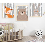 Animal Nursery Posters - Cozy Nursery