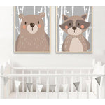 Animal Nursery Posters - Cozy Nursery