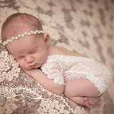 Sparkling Pearls Baby Head Band - Cozy Nursery