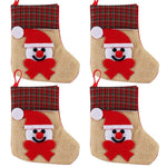 4pcs Christmas Stocking Socks - Cozy Nursery